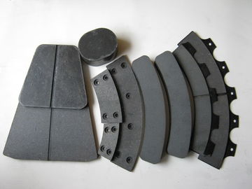 Размер керамической тележки трейлера обкладки тормоза азбеста не материальный изготовленный на заказ